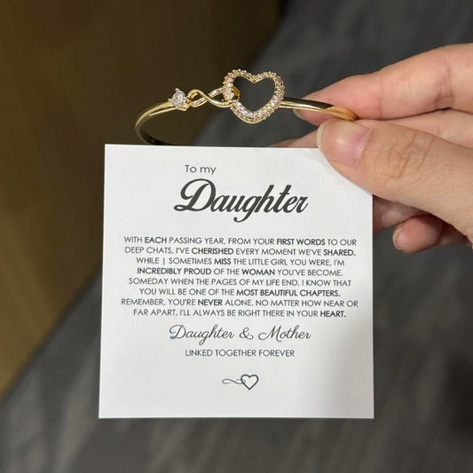 To My Daughter - Infinity Bracelet